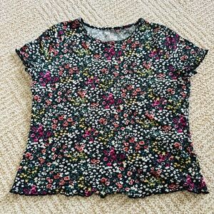 Floral Patterned T-Shirt